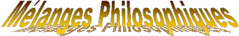 Mélanges Philosophiques